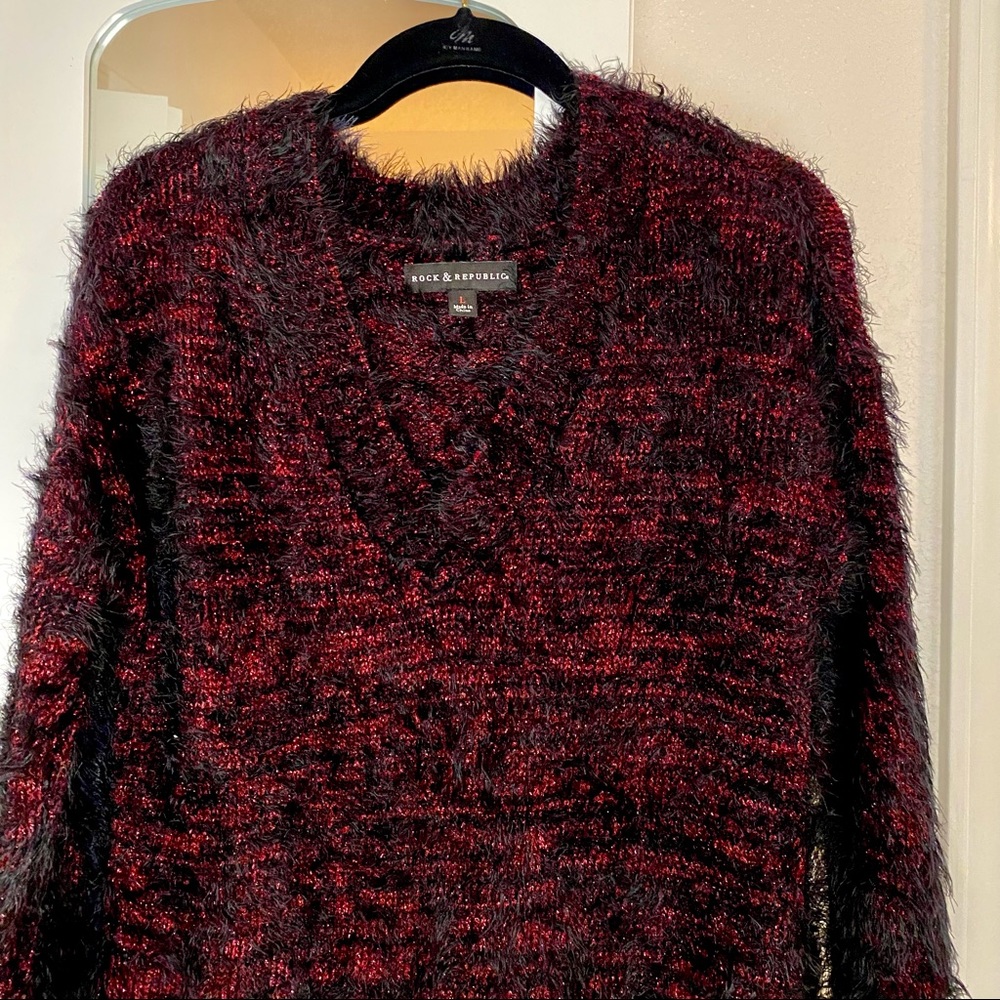 Rock & Republic eyelash knit sweater